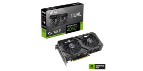 ASUS VGA NVIDIA GeForce RTX 4060 Ti DUAL OC 16G EVO, 16G GDDR6, 3xDP, 1xHDMI