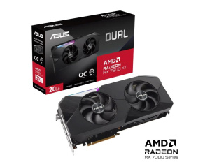 ASUS VGA AMD Radeon RX 7900 XT DUAL, 20GB GDDR6, 3xDP, 1xHDMI