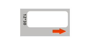 Niimbot štítky RP 12x30mm 210ks White pro D11 a D110