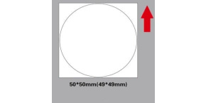 Niimbot štítky R 50x50mm 150ks Round pro B21, B21S, B3S, B1