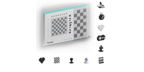 PIXIO Chess - Šachy magnetická stavebnice