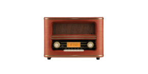 Orava RR-55 retro rádio, LCD displej, 2x2,5W, Bluetooth, výstup na sluchátka, USB, AUX vstup, FM rádio, Anténa