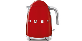 Smeg KLF03RDEU rychlovarná konvice, 1,7 l (7 šálků), 2400 W, styl 50. let, červená