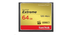 SanDisk Compact Flash 64GB Extreme (R:120/W:85 MB/s) UDMA7