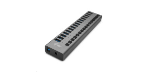 i-tec USB 3.0 nabíjecí HUB 16port + Power Adapter 90 W