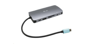 i-tec USB-C Metal Nano Dock HDMI/VGA with LAN + Power Delivery 100 W