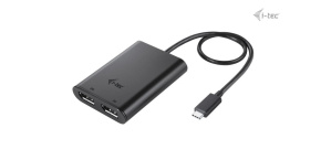 i-tec USB-C Dual 4K/60Hz (single 8K/30Hz) DP Video Adapter