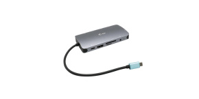 i-tec USB-C Metal Nano Dock HDMI/VGA with LAN + Power Delivery 100W + Charger 100W (bundle)