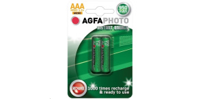 AgfaPhoto přednabitá baterie AAA, 950mAh, 2ks