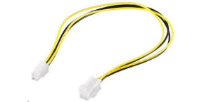 PREMIUMCORD Kabel napájecí interní 4pin, prodlužovací 37cm (1x P4)