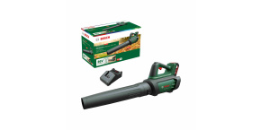 BOSCH AdvancedLeafBlower 36V-750, akumulátorový foukač na listí, 36 V, proudění 100 – 200 km/h, akumulátor 2.0 Ah