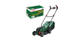 BOSCH CityMower 18V-32-300, akumulátorová sekačka na trávu, 18 V, šířka střihu 32 cm, výška střihu 30 – 60 mm