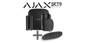 SET 9 - Ajax StarterKit black + Ajax SpaceControl black - ZDARMA