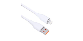 Solight lightning kabel, USB 2.0 A konektor - Lightning konektor, silikon, 1m