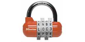 Master Lock 1534EURD Kombinační visací zámek horizontální - oranžový