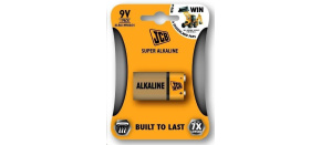 JCB SUPER alkalická baterie 6LR61/9V, blistr 1 ks