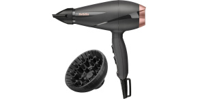 BaByliss 6709DE fén, 2100 W, 2 rychlosti, 3 teploty, studený vzduch, ionizátor, difuzér, černý