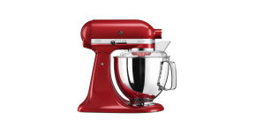 KitchenAid Artisan 5KSM175PSEER kuchyňský robot, 10 rychlostí, planetární systém, celokovová konstrukce, královská rudá