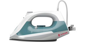 Singer Steam Choice 1.0 napařovací žehlička, 2200 W, Anti-drip, aqua / bílá