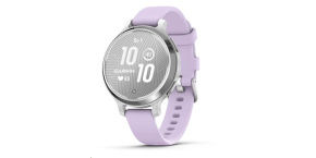 Garmin Lily® 2 Active, Silver / Purple Jasmine Silicone Band