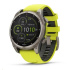 Garmin - fenix 8 Solar Sapphire - 47 mm - Titanium with Amp Yellow | Graphite Silicone Band, EU