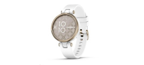 Garmin hodinky Lily Sport Cream Gold/White Silicone Band