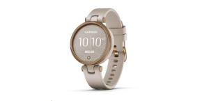 Garmin hodinky Lily Sport Rose Gold/Light Sand Silicone Band