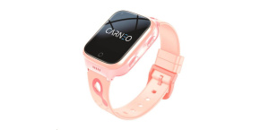 CARNEO dětské GPS hodinky GuardKid+ 4G Platinum pink