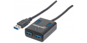 MANHATTAN USB 3.0 Hub, 4 Ports, Bus Power