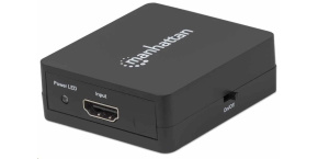 Manhattan HDMI rozdělovač, 1080p 2-Port HDMI Splitter, USB Powered, černá