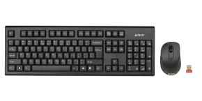 A4tech 7100N set bezdr. kláv. + bezdr. V-Track optická myš,CZ/US, USB