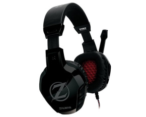 Zalman headset ZM-HPS300 / herní / náhlavní / drátový / 50mm měniče / 2x 3,5mm jack