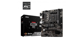 MSI MB Sc AM4 A520M PRO, AMD A520, VGA, 2xDDR4, mATX