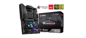 MSI MB Sc AM4 MPG B550 GAMING PLUS, AMD B550, 4xDDR4, VGA, ATX