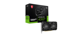 MSI VGA NVIDIA GeForce RTX 4060 Ti VENTUS 2X BLACK 8G OC, 8G GDDR6, 3xDP, 1xHDMI