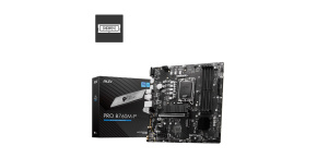 MSI MB Sc LGA1700 PRO B760M-P, Intel B760, 4xDDR5, 1xDP, 1xHDMI, 1xVGA, mATX