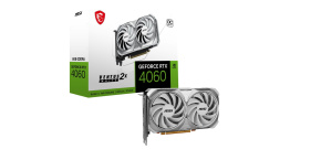 MSI VGA NVIDIA GeForce RTX 4060 VENTUS 2X WHITE 8G OC, 8G GDDR6, 3xDP, 1xHDMI