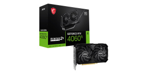 MSI VGA NVIDIA GeForce RTX 4060 Ti VENTUS 2X BLACK 16G OC, 16G GDDR6, 3xDP, 1xHDMI