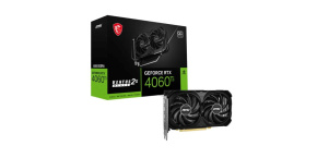 MSI VGA NVIDIA GeForce RTX 4060 Ti 8G VENTUS 2X BLACK E1 OC, 8G GDDR6, 3xDP, 1xHDMI