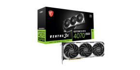 MSI VGA NVIDIA GeForce RTX 4070 SUPER 12G VENTUS 3X OC, 12G GDDR6X, 3xDP, 1xHDMI