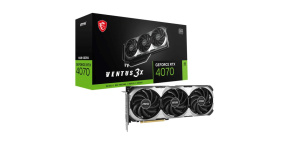 MSI VGA NVIDIA GeForce RTX 4070 VENTUS 3X E1 12G OC, 12G GDDR6, 3xDP, 1xHDMI