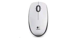 Logitech Mouse B100, white