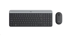 Logitech Wireless Desktop MK470, CZ/SK, Black