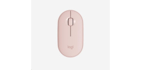 Logitech Pebble Wireless Mouse M350, růžová