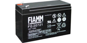 Baterie - Fiamm FG20721 (12V/7,2Ah - Faston 187), životnost 5let