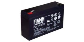 Baterie - Fiamm FG11202 (6V/12,0Ah - Faston 250), životnost 5let