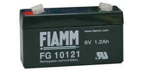 Baterie - Fiamm FG10121 (6V/1,2Ah - Faston 187), životnost 5let