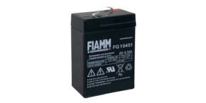 Baterie - Fiamm FG10451 (6V/4,5Ah - Faston 187), životnost 5let