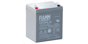 Baterie - Fiamm 12 FGHL 22 (12V/5Ah - Faston 250), životnost 10let