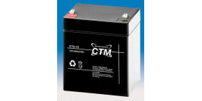 Baterie - CTM CT 12-5 (12V/5Ah - Faston 187), životnost 5let